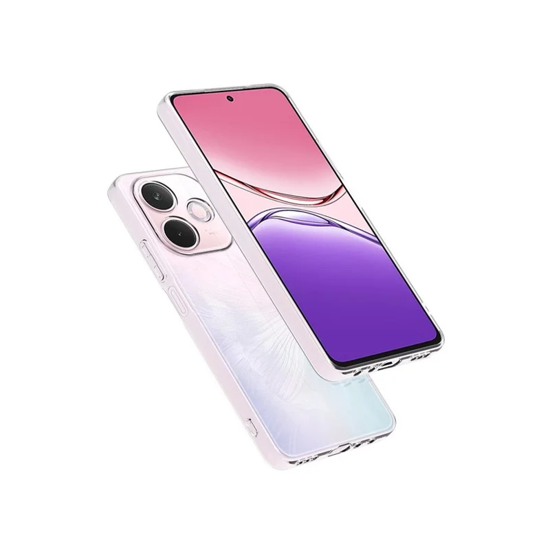 For Oppo A5 Pro 5G (Global) Back Cover Ultra Thin Flexible TPU Clear Phone Case-Cellmalls