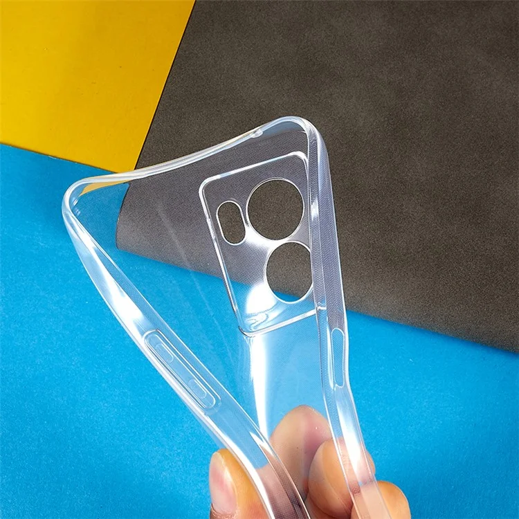 For Oppo A56s 5G Anti-Scratch Mobile Phone Cover Flexible Ultra-Thin Transparent TPU Phone Case-Cellmalls