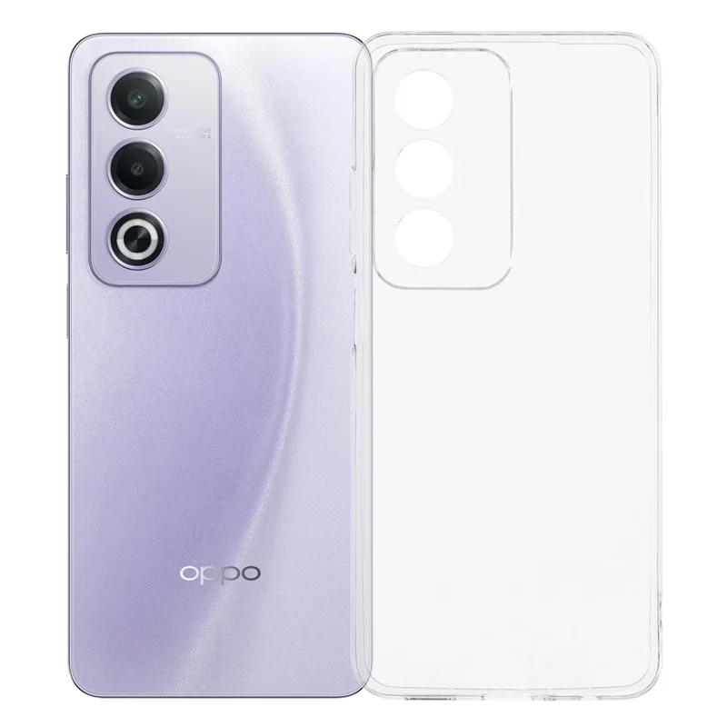 For Oppo A80 5G / A3 Pro (India) 5G Back Cover Ultra Thin Flexible TPU Clear Phone Case-Cellmalls