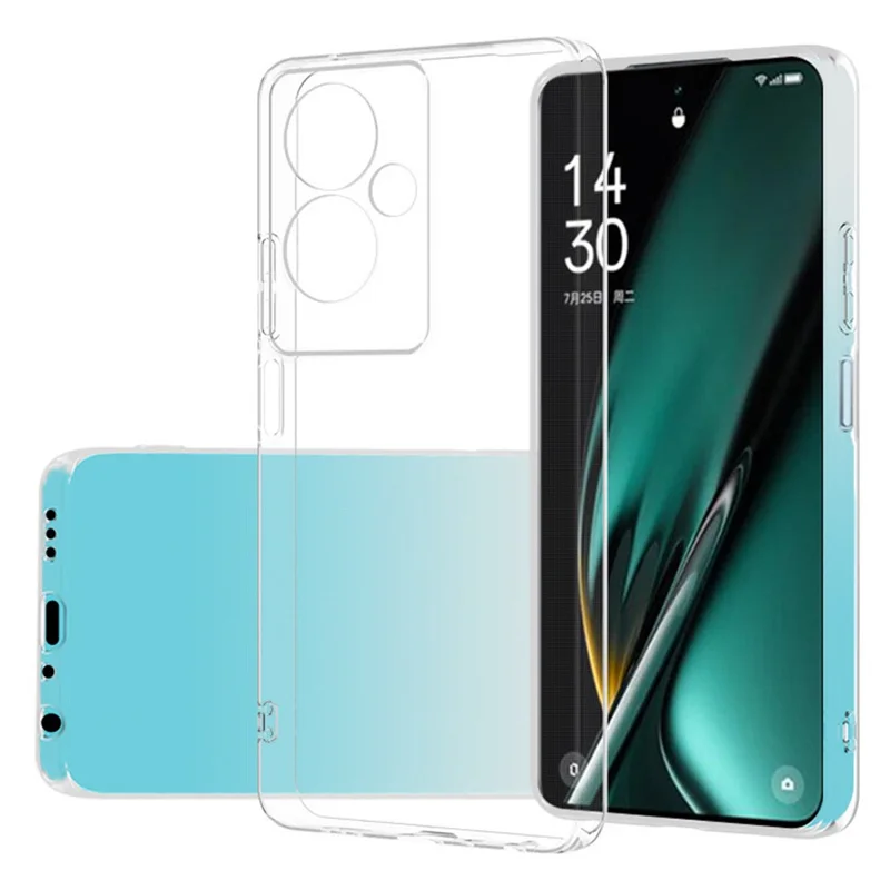 For Oppo A79 5G TPU Case Precise Cutout Transparent Phone Back Cover-Cellmalls