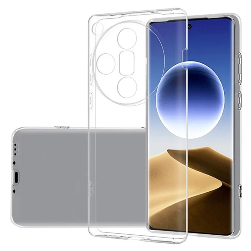 For Oppo Find X7 5G Back Cover Ultra Thin Flexible TPU Clear Phone Case-Cellmalls
