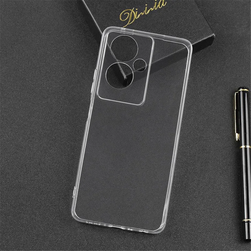 For Oppo A79 5G TPU Case Precise Cutout Transparent Phone Back Cover-Cellmalls