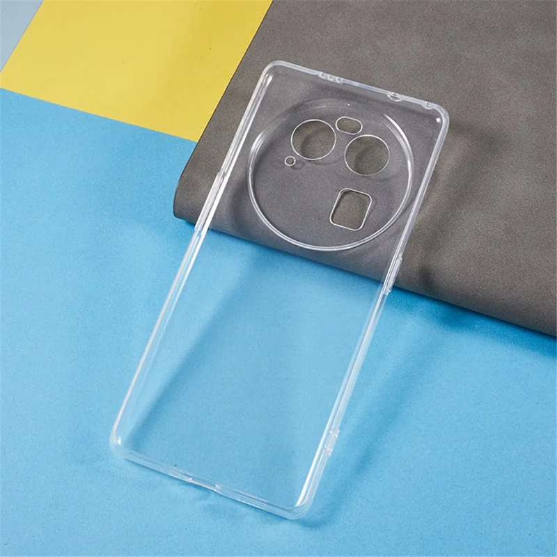 For Oppo Find X6 Ultra-Thin Soft TPU Phone Case Transparent Anti-Scratch Cell Phone Cover-Cellmalls