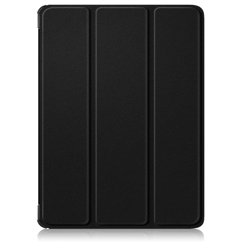 PU Leather Case for OnePlus Pad Go / Oppo Pad Air 2 / Pad Neo Trifold Stand Tablet Cover - Black-Cellmalls