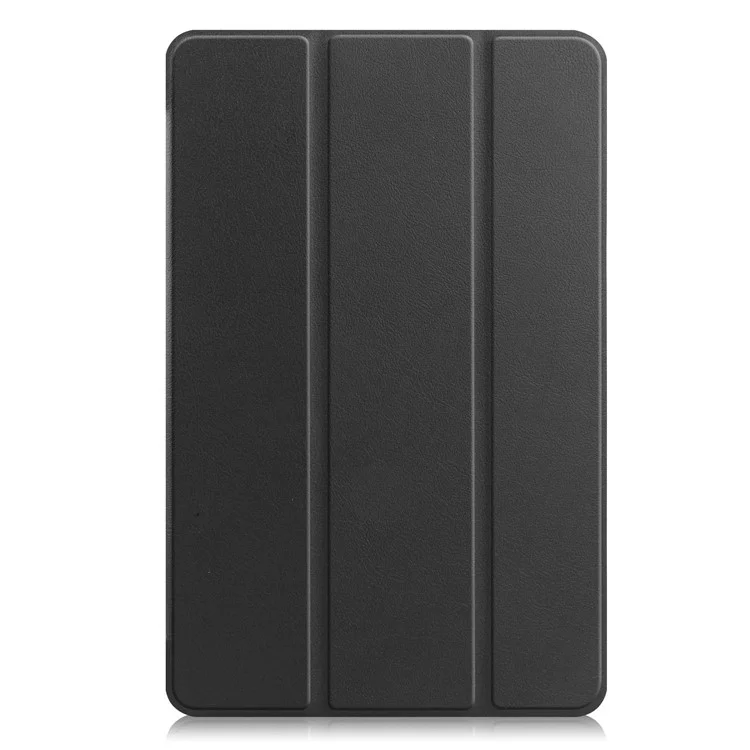 Shockproof Case for Oppo Pad Air PU Leather+PC Protective Case Auto Wake / Sleep Tablet Cover with Trifold Stand - Black-Cellmalls
