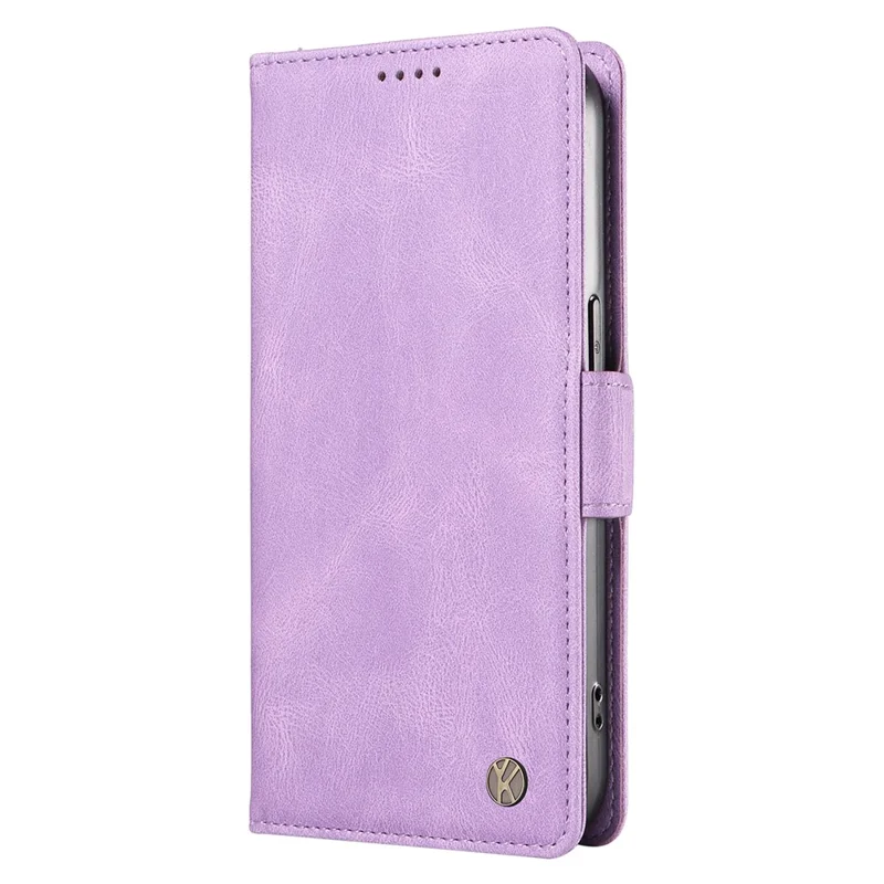 YIKATU YK-005 For Oppo A3 Pro (Global) 5G Case PU Leather Wallet Phone Cover Skin Touch Feeling - Purple-Cellmalls
