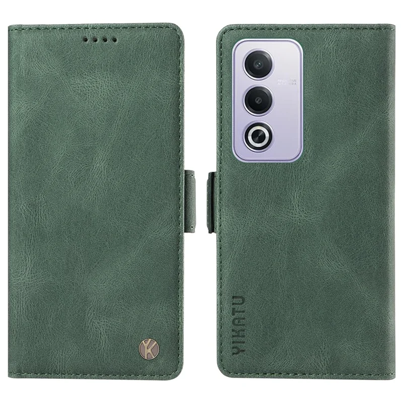 YIKATU YK-005 For Oppo A3 Pro (Global) 5G Case PU Leather Wallet Phone Cover Skin Touch Feeling - Purple-Cellmalls