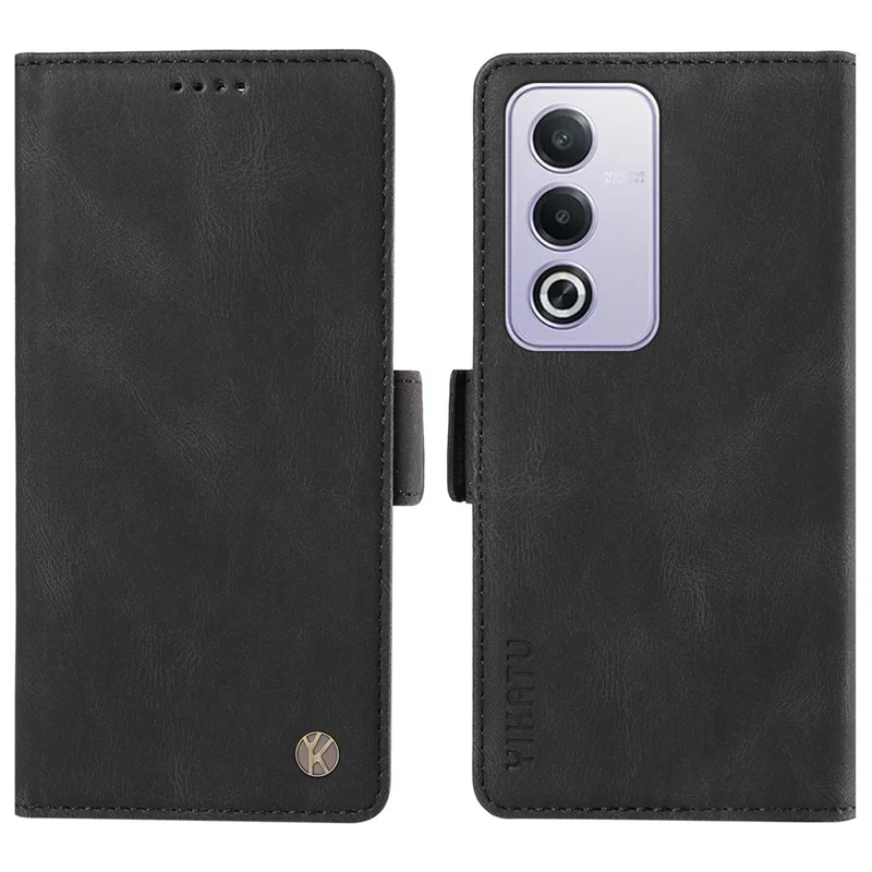 YIKATU YK-005 For Oppo A3 Pro (Global) 5G Case PU Leather Wallet Phone Cover Skin Touch Feeling - Purple-Cellmalls