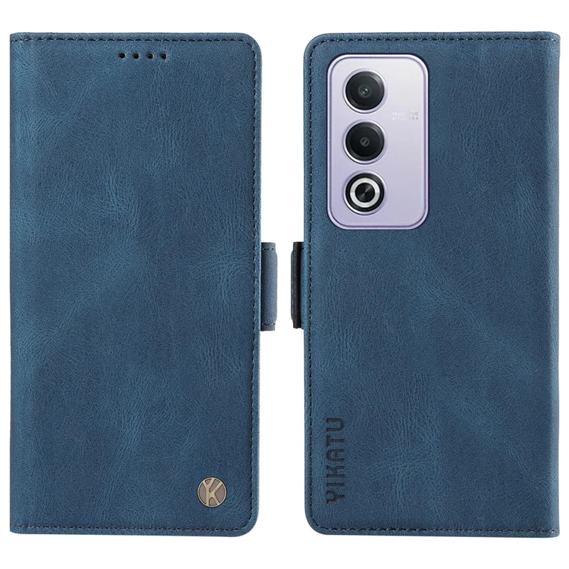 YIKATU YK-005 For Oppo A3 Pro (Global) 5G Case PU Leather Wallet Phone Cover Skin Touch Feeling - Purple-Cellmalls