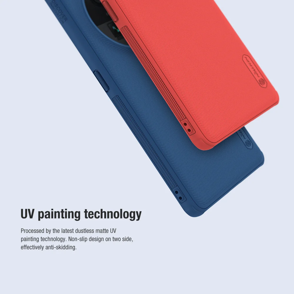 NILLKIN Super Frosted Shield Pro for Oppo Find X6 PC+TPU Phone Case Matte Anti-Drop Cell Phone Cover - Red-Cellmalls