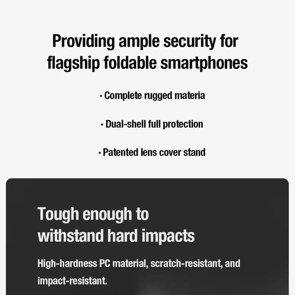 NILLKIN Super Frosted Shield Prop for Oppo Find N3 5G / OnePlus Open Case Camera Lens Lid Kickstand Cover - Black-Cellmalls