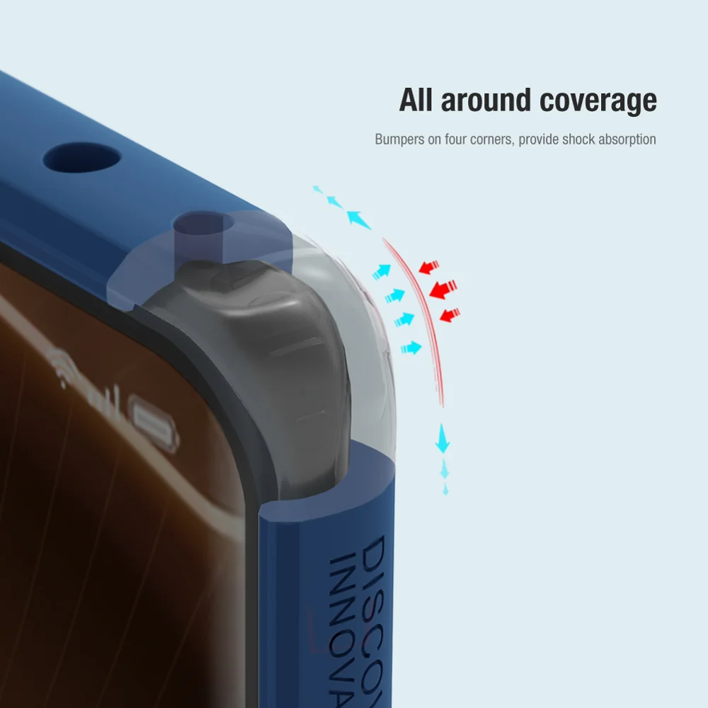 NILLKIN Super Frosted Shield Pro for Oppo Find X6 Pro Matte Phone Case PC+TPU Cell Phone Cover - Red-Cellmalls