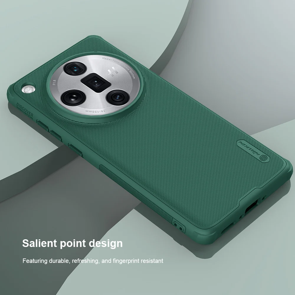 NILLKIN Super Frosted Shield Pro for Oppo Find X7 Ultra Cell Phone Cases PC+TPU Matte Shell - Red-Cellmalls