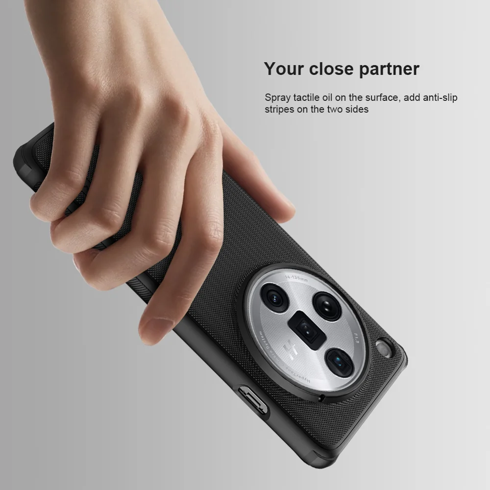 NILLKIN Super Frosted Shield Pro for Oppo Find X7 Ultra Cell Phone Cases PC+TPU Matte Shell - Red-Cellmalls