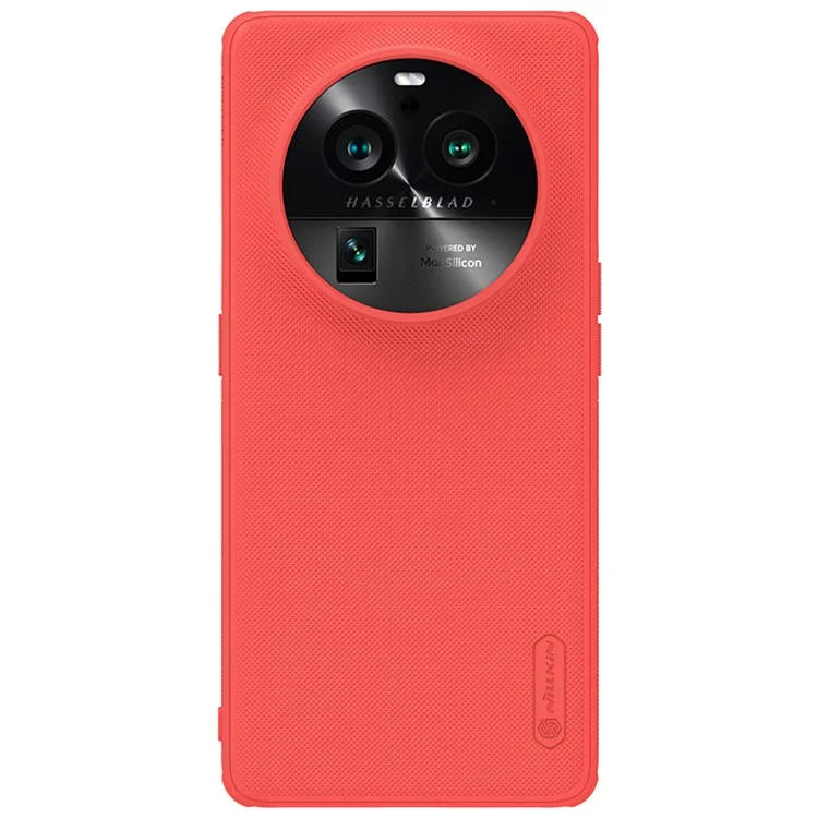NILLKIN Super Frosted Shield Pro for Oppo Find X6 Pro Matte Phone Case PC+TPU Cell Phone Cover - Red-Cellmalls