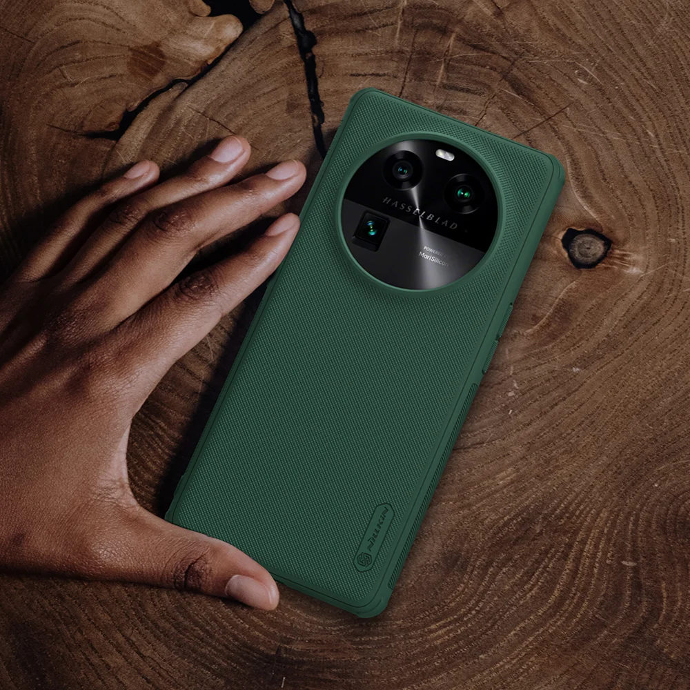 NILLKIN Super Frosted Shield Pro for Oppo Find X6 PC+TPU Phone Case Matte Anti-Drop Cell Phone Cover - Red-Cellmalls