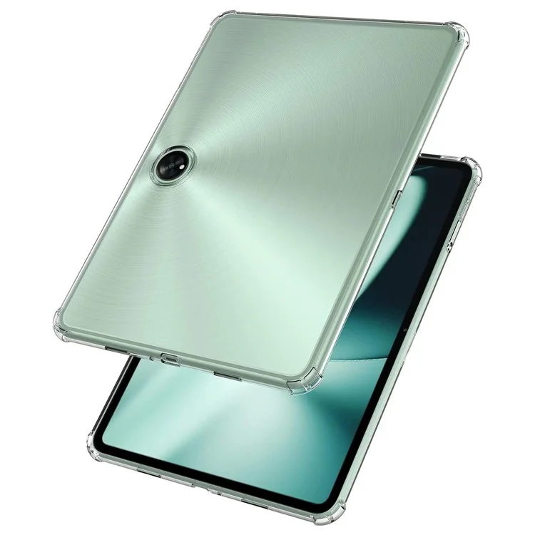 For Oppo Pad 2 Reinforced Corners Tablet TPU Case Transparent Tablet Protective Cover-Cellmalls