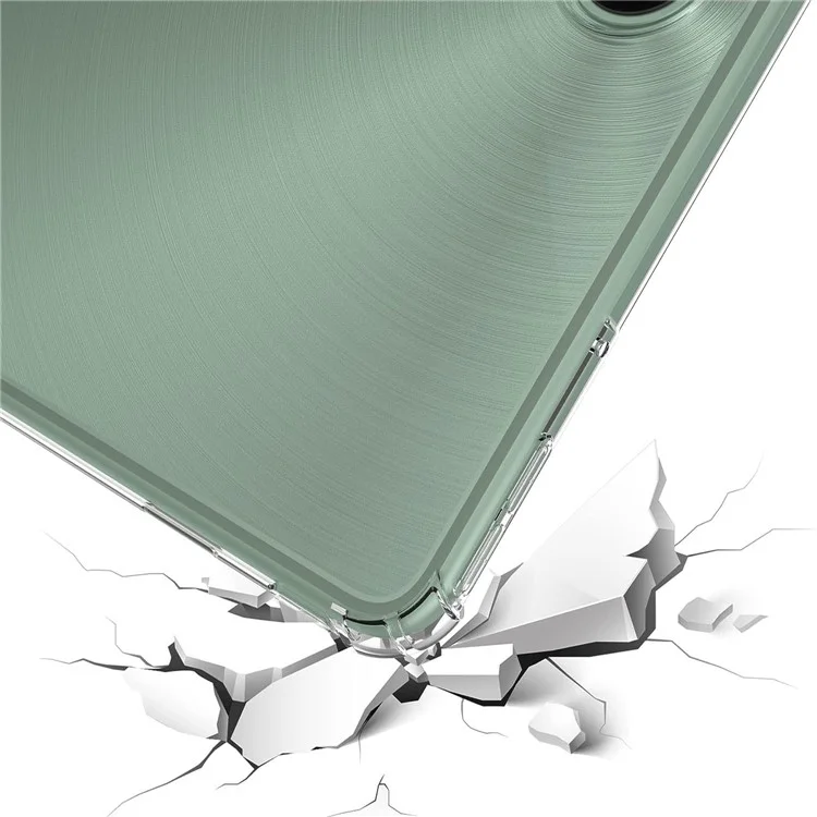 For Oppo Pad 2 Reinforced Corners Tablet TPU Case Transparent Tablet Protective Cover-Cellmalls