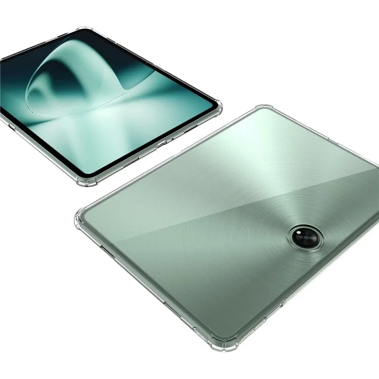 For Oppo Pad 2 Reinforced Corners Tablet TPU Case Transparent Tablet Protective Cover-Cellmalls