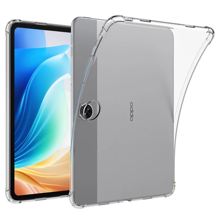 For Oppo Pad Air 2 / Pad Neo TPU Case Transparent Four Corner Protection Tablet Cover-Cellmalls