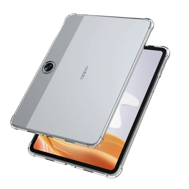For Oppo Pad Air 2 / Pad Neo TPU Case Transparent Four Corner Protection Tablet Cover-Cellmalls