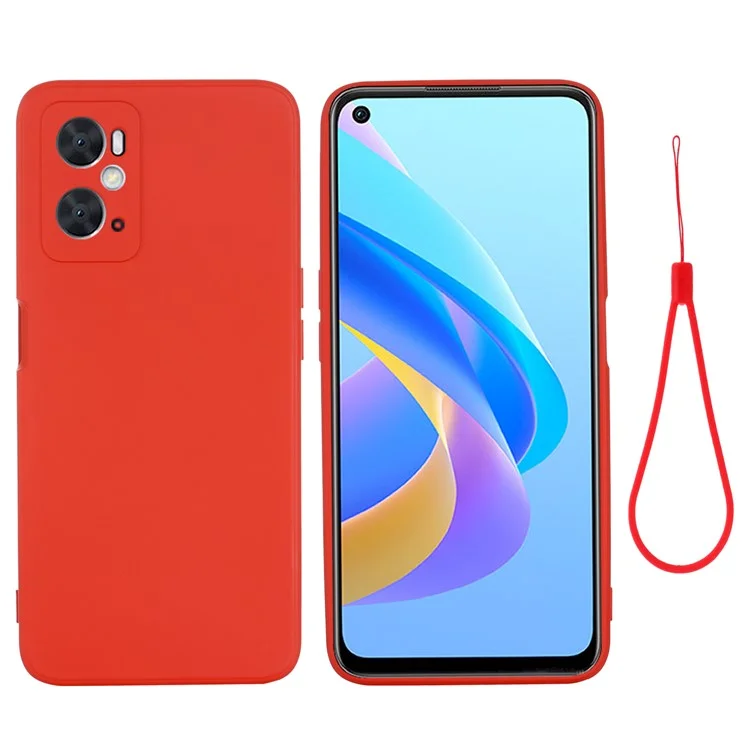 For Oppo A36 4G  /  A76 4G  /  A96 4G Anti-scratch Silicone Soft Phone Case Shockproof Back Cover Mobile Phone Protector - Green-Cellmalls