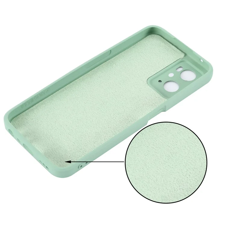 For Oppo A36 4G  /  A76 4G  /  A96 4G Anti-scratch Silicone Soft Phone Case Shockproof Back Cover Mobile Phone Protector - Green-Cellmalls