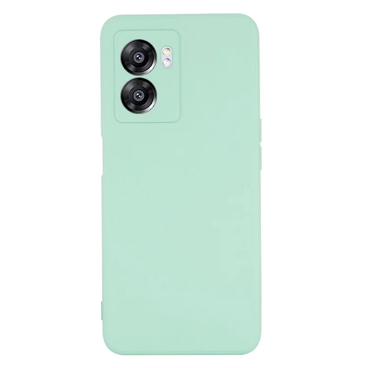 For Oppo A57 (2022) 5G / A77 5G Silicone Soft Phone Case Drop-proof Back Cover Mobile Phone Protector - Green-Cellmalls
