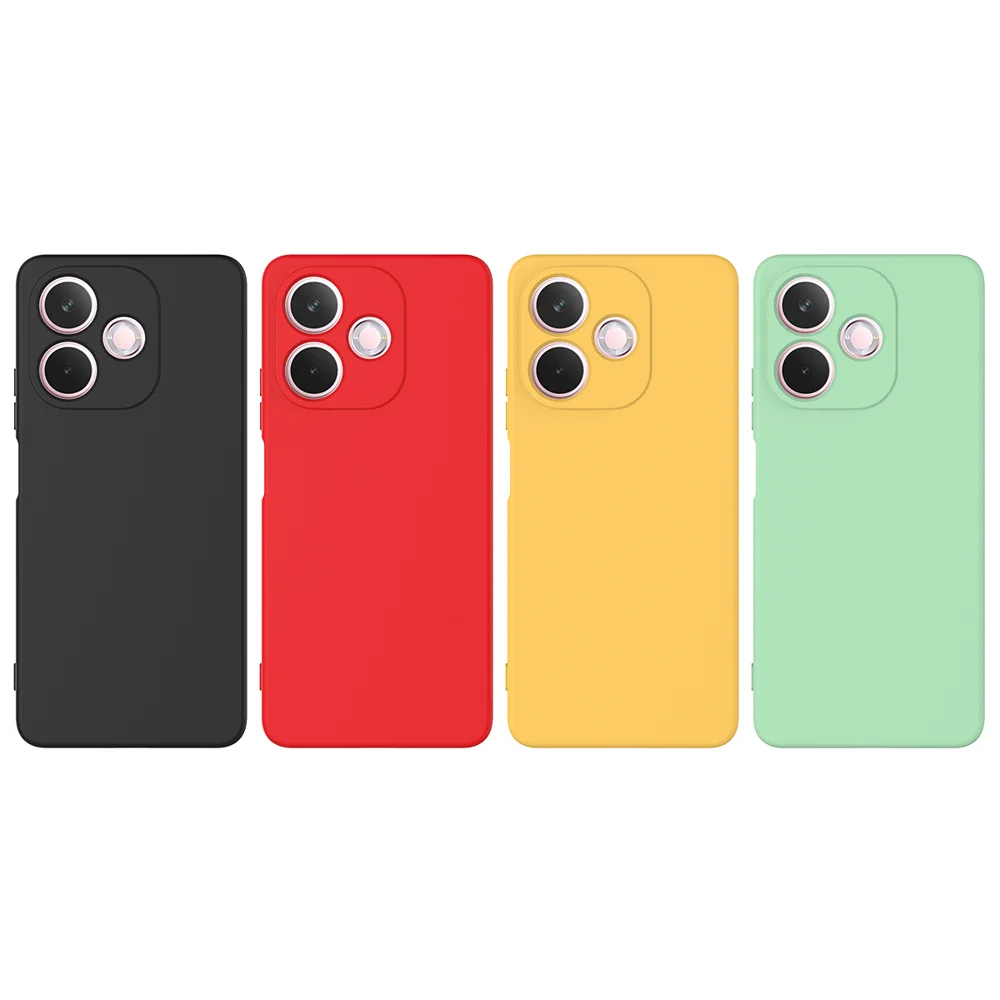 For Oppo A5 Pro 4G (Global) Liquid Silicone Case Phone Back Cover with Hand Strap - Black-Cellmalls