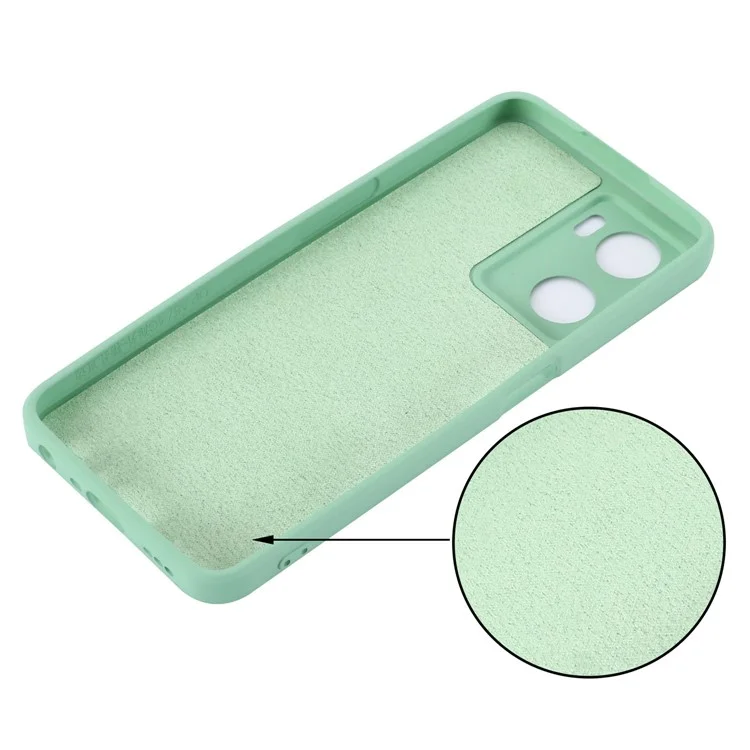 For Oppo A57 4G / A57s 4G Anti-wear Silicone Soft Phone Case Drop-proof Back Cover Mobile Phone Protector - Green-Cellmalls