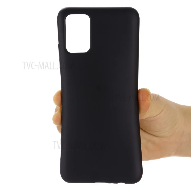 For Oppo F19 Pro+ 5G Soft Liquid Silicone Phone Case Anti-Scratch Phone Cover with Strap - Black-Cellmalls