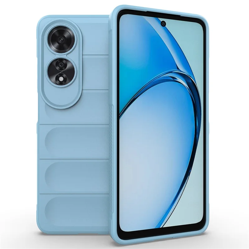 For Oppo A60 4G Case Anti-Drop Mobile Phone TPU Back Cover - Baby Blue-Cellmalls