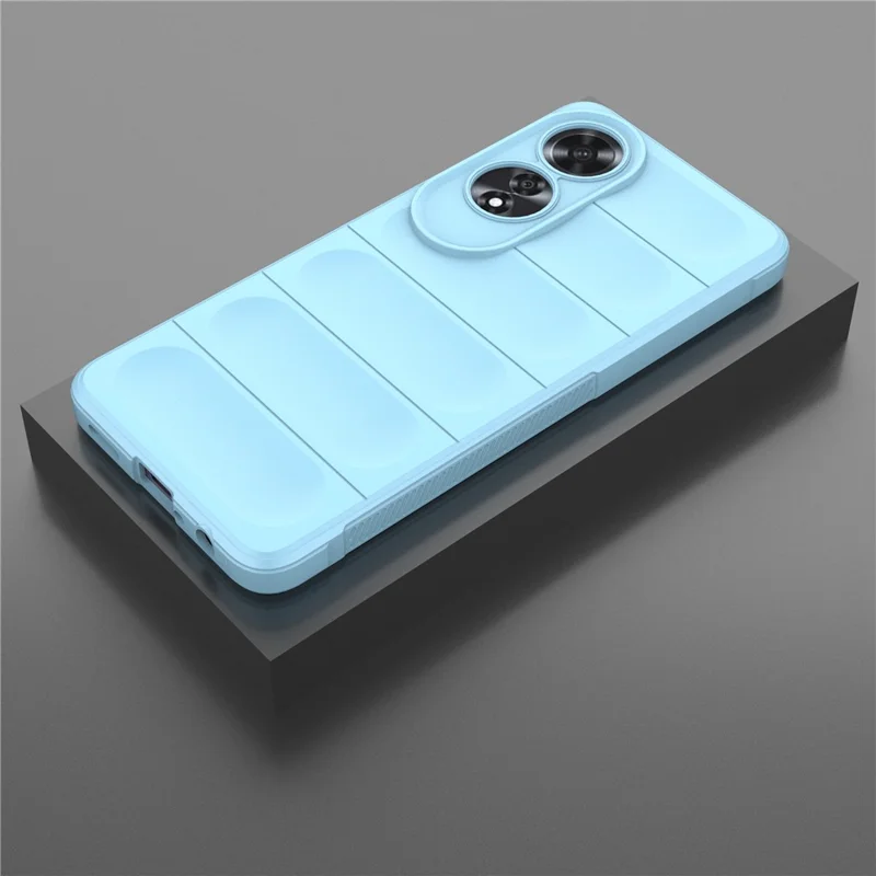 For Oppo A60 4G Case Anti-Drop Mobile Phone TPU Back Cover - Baby Blue-Cellmalls