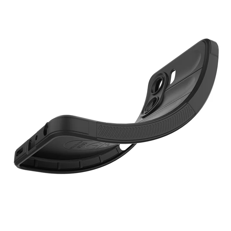 For Oppo A5x 5G  /  4G Case Anti-Drop Soft TPU Rugged Phone Back Cover - Black-Cellmalls