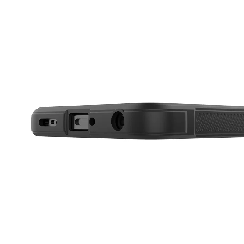 For Oppo A5x 5G  /  4G Case Anti-Drop Soft TPU Rugged Phone Back Cover - Black-Cellmalls