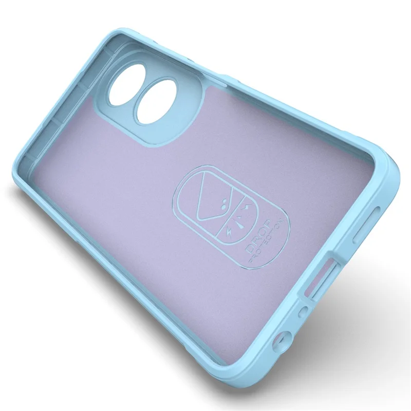 For Oppo A60 4G Case Anti-Drop Mobile Phone TPU Back Cover - Baby Blue-Cellmalls
