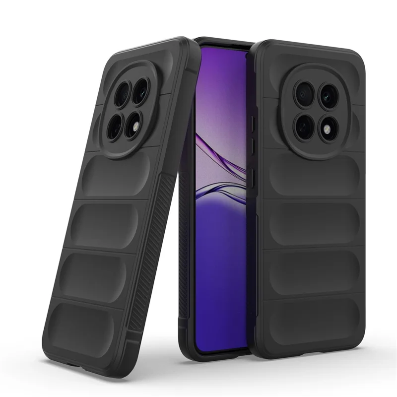 For Oppo F29 Pro 5G Case Anti-Drop Soft TPU Rugged Phone Back Cover - Black-Cellmalls