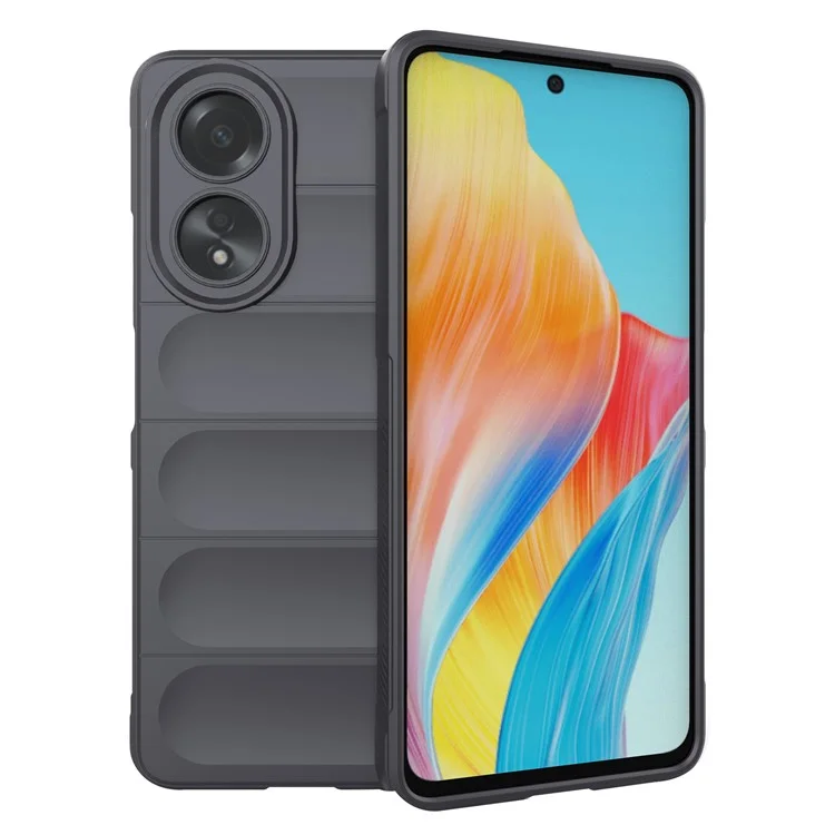 For Oppo A58 4G TPU Case Drop-proof Mobile Phone Back Cover - Baby Blue-Cellmalls