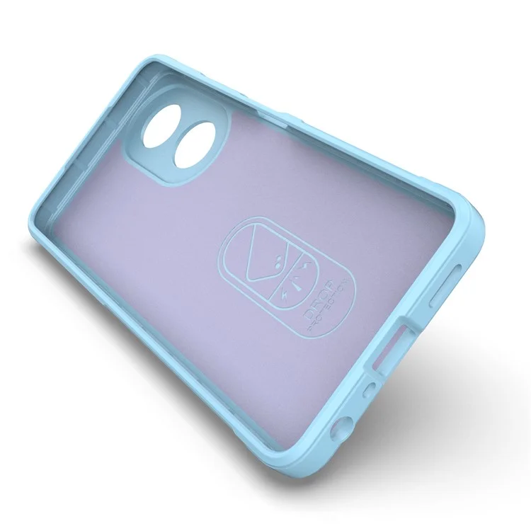 For Oppo A58 4G TPU Case Drop-proof Mobile Phone Back Cover - Baby Blue-Cellmalls