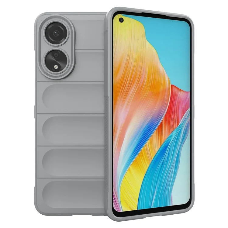 For Oppo A78 4G Case Soft TPU Protective Back Shell Cover - Wine Red-Cellmalls