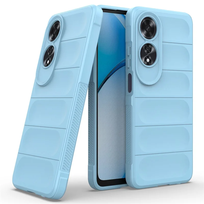For Oppo A60 4G Case Anti-Drop Mobile Phone TPU Back Cover - Baby Blue-Cellmalls