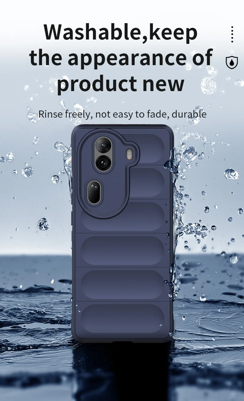 For Oppo Reno11 Pro 5G (Global) Case Soft TPU Drop Impact Phone Cover - Black-Cellmalls