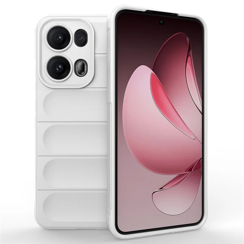 For Oppo Reno13 Pro 5G Case Anti-Drop Soft TPU Rugged Phone Back Cover - Black-Cellmalls