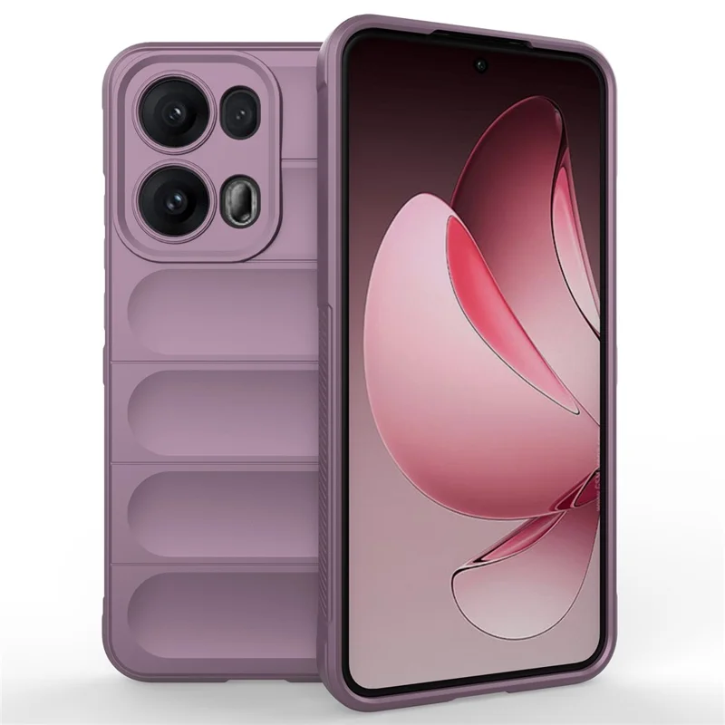 For Oppo Reno13 Pro 5G Case Anti-Drop Soft TPU Rugged Phone Back Cover - Black-Cellmalls