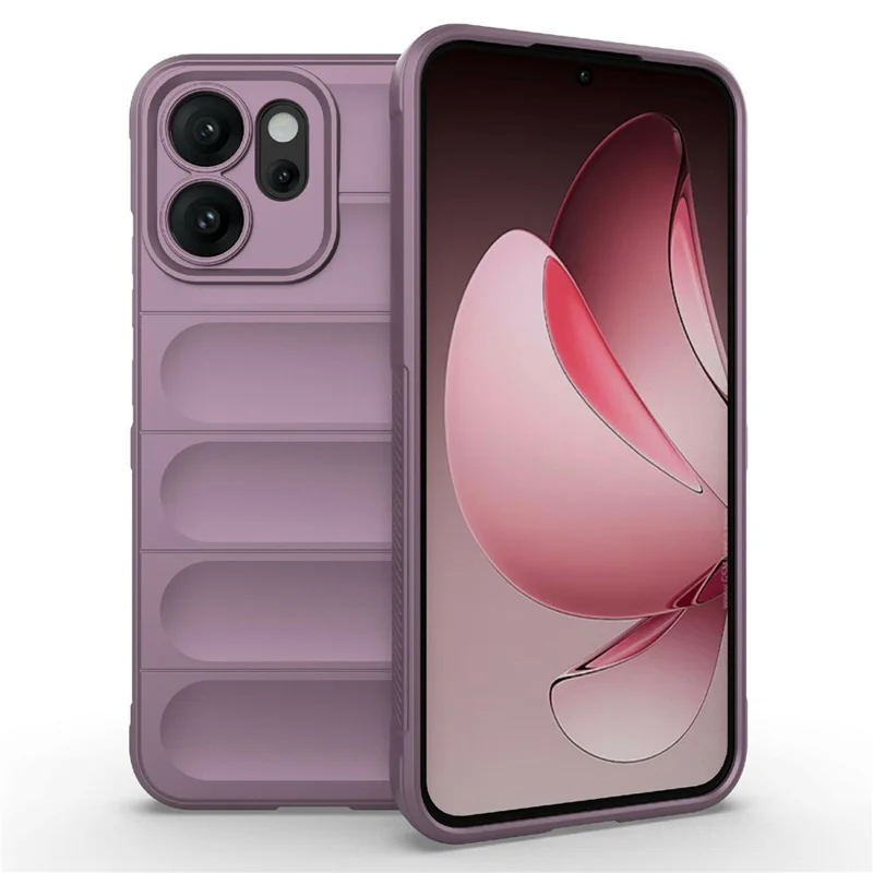 For Oppo Reno14 5G (Global) Case Anti-Drop Soft TPU Rugged Phone Back Cover - Wine Red-Cellmalls