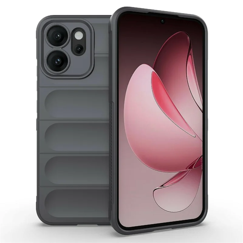 For Oppo Reno14 5G (Global) Case Anti-Drop Soft TPU Rugged Phone Back Cover - Wine Red-Cellmalls