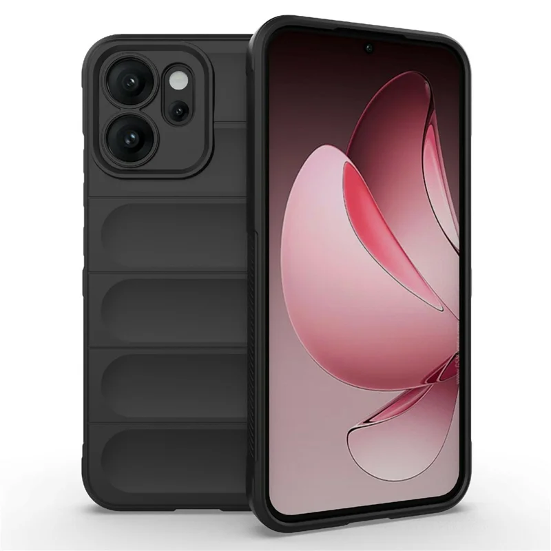 For Oppo Reno14 5G (Global) Case Anti-Drop Soft TPU Rugged Phone Back Cover - Wine Red-Cellmalls