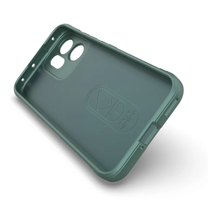 For Oppo Reno14 F 5G Case Anti-Drop Soft TPU Rugged Phone Back Cover - Green-Cellmalls