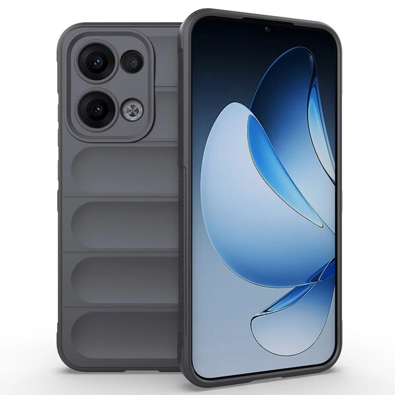 For Oppo Reno13 5G (Global) Case Anti-Drop Soft TPU Rugged Phone Back Cover - Red-Cellmalls