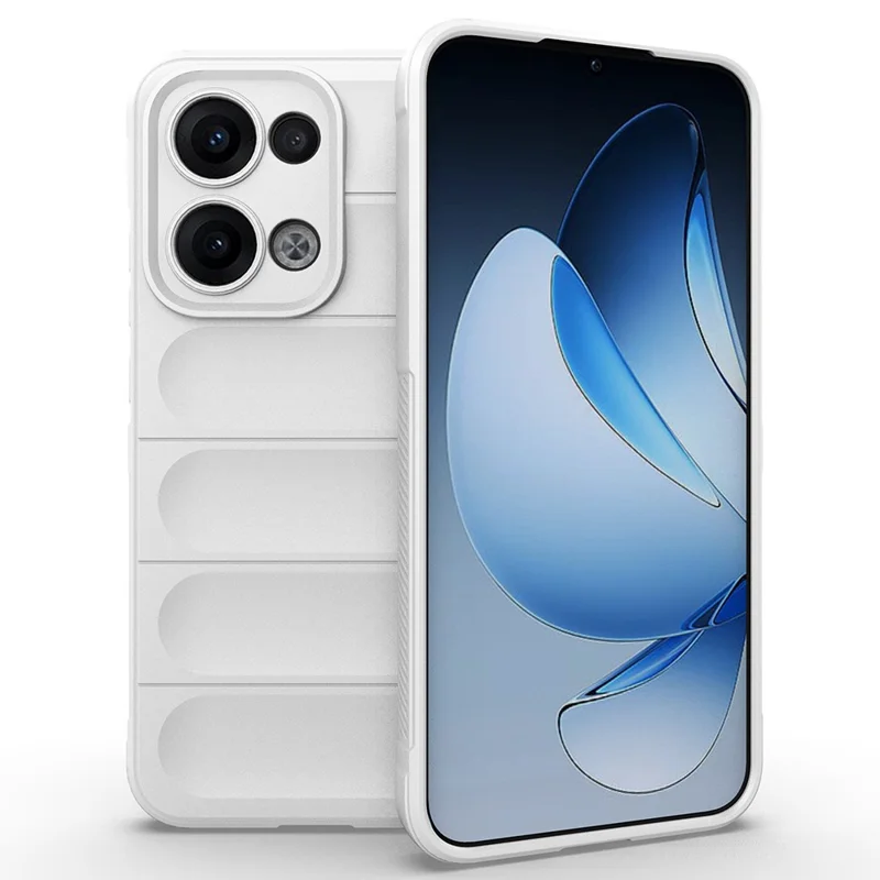 For Oppo Reno13 5G (Global) Case Anti-Drop Soft TPU Rugged Phone Back Cover - Red-Cellmalls